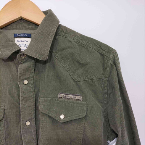 ディーゼル DIESEL コーデュロイウエスタンシャツ メンズ S