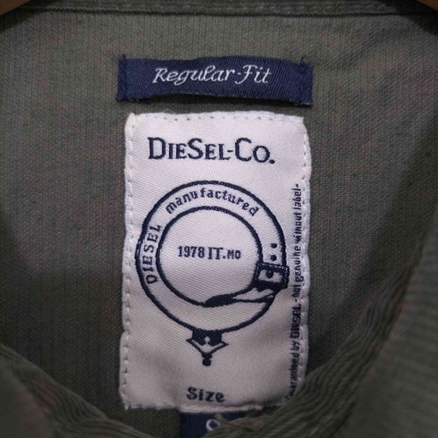 ディーゼル DIESEL コーデュロイウエスタンシャツ メンズ S