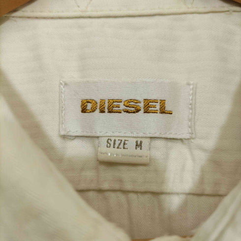 ディーゼル DIESEL ストライプデザイン長袖シャツ メンズ M
