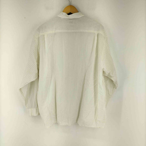 スティーブンアラン Steven Alan C/W VOIL STRIPE CAMP COLLAR SHIRT メンズ JPN:L