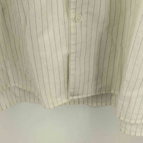 スティーブンアラン Steven Alan C/W VOIL STRIPE CAMP COLLAR SHIRT メンズ JPN:L