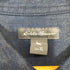 エディーバウアー Eddie Bauer シャンブレーシャツ バイカラー メンズ XL