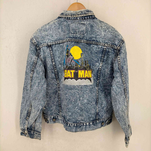 g.l.heart ©1989 Batman Acid Wash Denim Jacket メンズ JPN:L