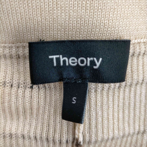 セオリー theory 22SS Bering Otto Skirt スカート ロング タイト ボーダー ニット ウール混 レディース JPN:S