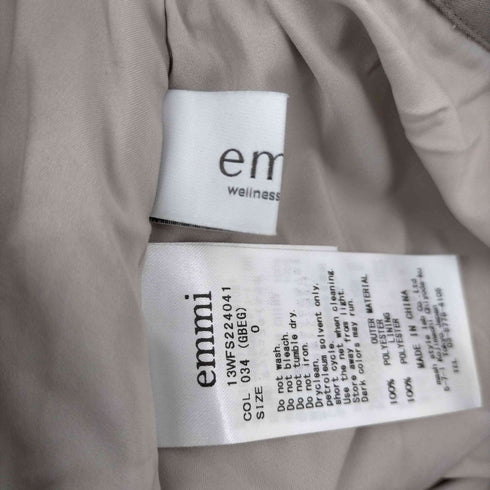 エミアトリエ emmi atelier 22AW ベルト付きプリーツスカート レディース JPN:0