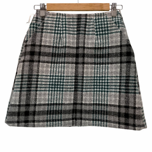 ミルクフェド MILKFED. PLAID MINI SKIRT 台形スカート ミニ チェック レディース JPN:S