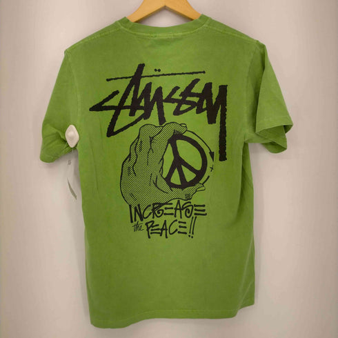 ステューシー Stussy MADE IN USA PEACE HAND PIGMENT DYED TEE メンズ import:S