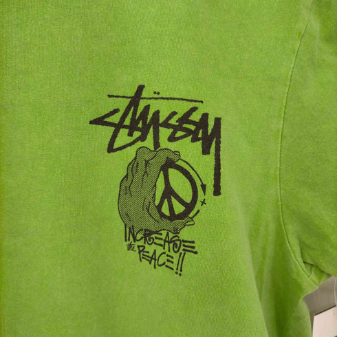 ステューシー Stussy MADE IN USA PEACE HAND PIGMENT DYED TEE メンズ import:S