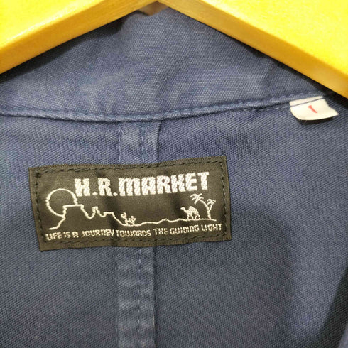 ハリウッドランチマーケット H.R.MARKET 3Bテーラードジャケット カバーオール モールスキン調 メンズ 1