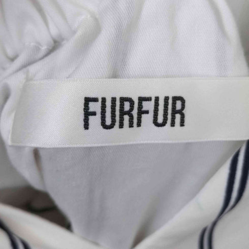 ファーファー furfur ストライプサロペット レディース FREE