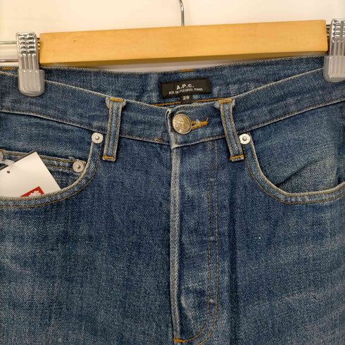 アーペーセー A.P.C. カットオフセルビッジデニム ボタンフライ レディース 29