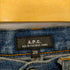 アーペーセー A.P.C. カットオフセルビッジデニム ボタンフライ レディース 29