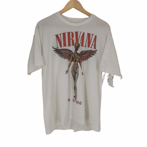 IN UTERO バンドTシャツ MADE IN THAILAND 袖裾シングル メンズ JPN:XL