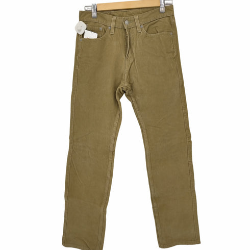 リーバイス Levis 505 REGULAR HARVEST GOLD WARP STR CORD レディース 28