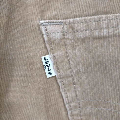 リーバイス Levis 505 REGULAR HARVEST GOLD WARP STR CORD レディース 28