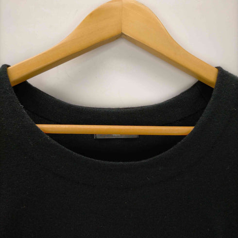 ユナイテッドアローズ UNITED ARROWS フリル切替ニットワンピース 膝丈 長袖 シアースリーブ レディース