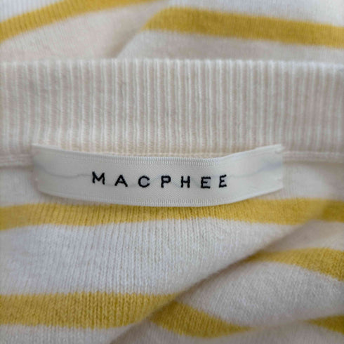 マカフィー MACPHEE マリンボーダーニット セーター ウール レディース JPN:M