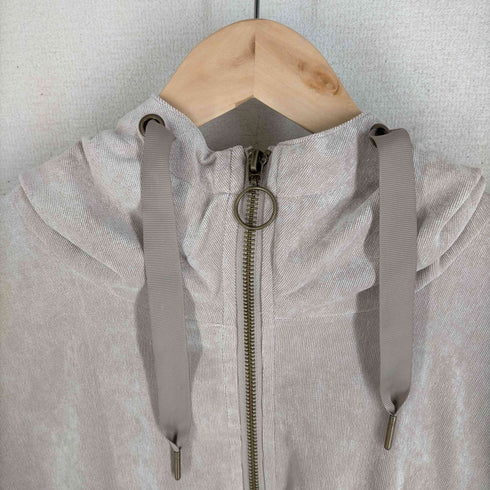 ダブルクローゼット w closet ドロップショルダーフードZIPブルゾン レディース