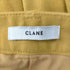 クラネ CLANE 22SS ヘムギャザージャージパンツ ジョガー テーパード タック ジッパーフライ レディース JPN:1