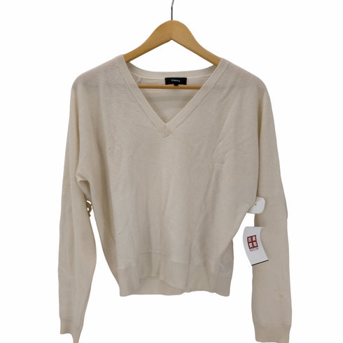 セオリー theory DEEP V DOLMAN F2 カシミヤ ドルマン Vネックニット セーター レディース JPN:S