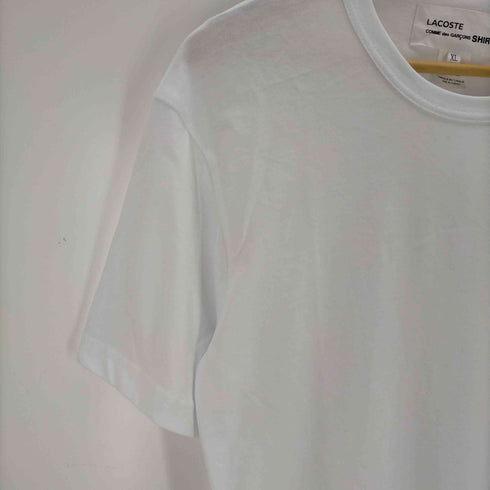コムデギャルソンシャツ COMME des GARCONS SHIRT cotton jersey plain with LACOSTE badge メンズ JPN:XL