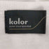 カラー kolor 度詰め天竺 PRINT TEE メンズ JPN:1