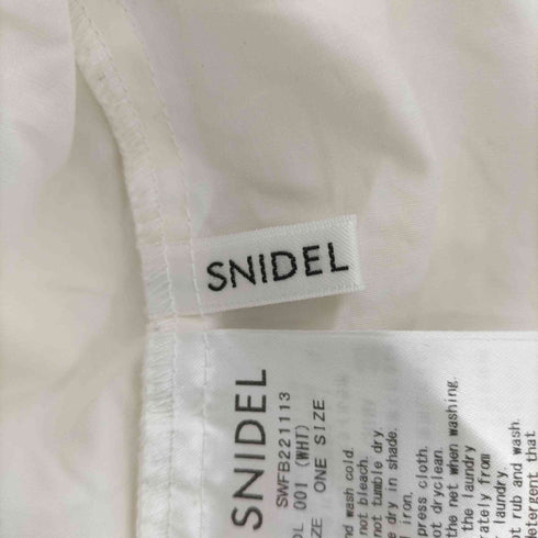 スナイデル snidel ドロストデザインチュニック レディース ONE SIZE