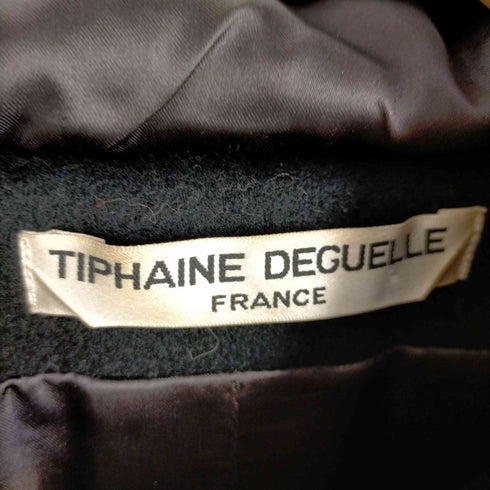 TIPHAINE DEGUELLE カシミア混 フード付きウールポンチョ レディース JPN:0