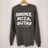 フラットサーティーン FLAT THIRTEEN SMOKE.PIZZA&GUITAR 長袖Tシャツ メンズ JPN:M