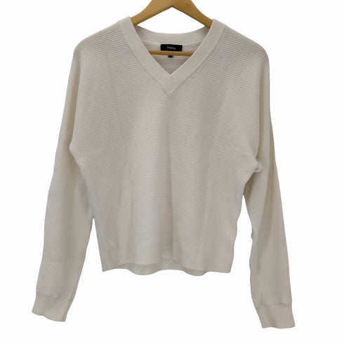 セオリー theory CASHCOTTON OPEN V NECK PO プルオーバーニット セーター Vネック カシミヤ混 レディース JPN:S