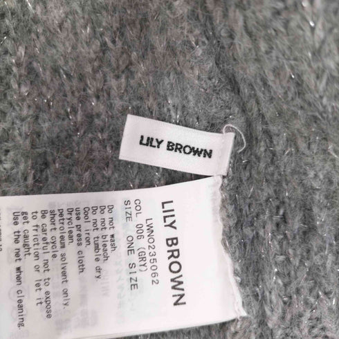 リリーブラウン Lily Brown オフショルニットスカートセット レディース ONE SIZE