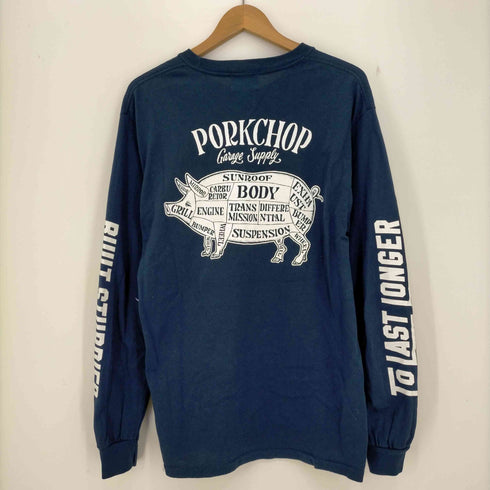 ポークチョップ ガレージサプライ PORKCHOP GARAGE SUPPLY PORK BACK L/S TEE メンズ import:M