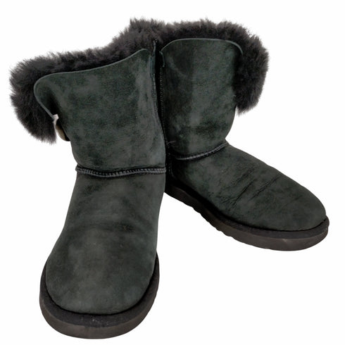 アグ UGG ベイリーボタンブリング Bailey Button Bling ブーツ ムートン ロゴ ショート レディース JPN:24