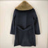 スローブイエナ SLOBE IENA ファーティペット付きノーカラーコート アウター ロング ジップアップ フェイクファー レディース JPN:38