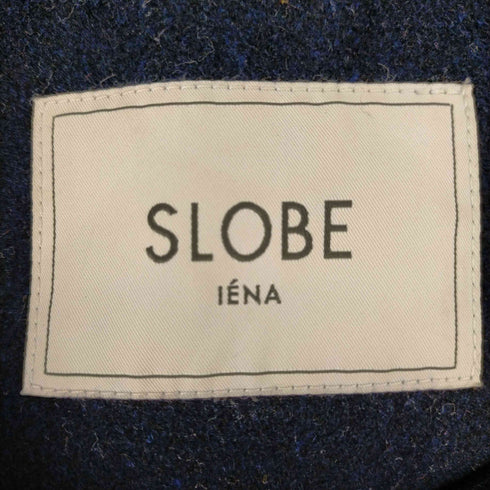 スローブイエナ SLOBE IENA ファーティペット付きノーカラーコート アウター ロング ジップアップ フェイクファー レディース JPN:38