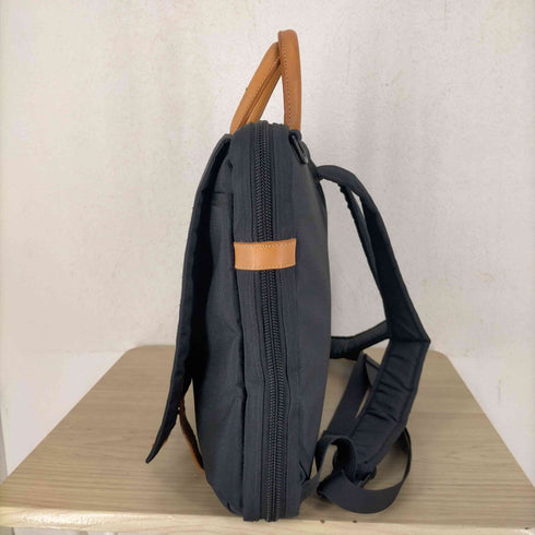 LAGASHA レザー切替ビジネスバッグ メンズ