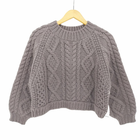 スナイデル snidel 21AW ハンドクラフトケーブルニット レディース ONE SIZE