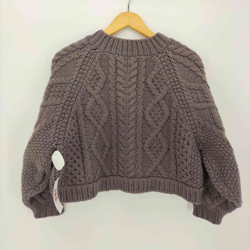 スナイデル snidel 21AW ハンドクラフトケーブルニット レディース ONE SIZE