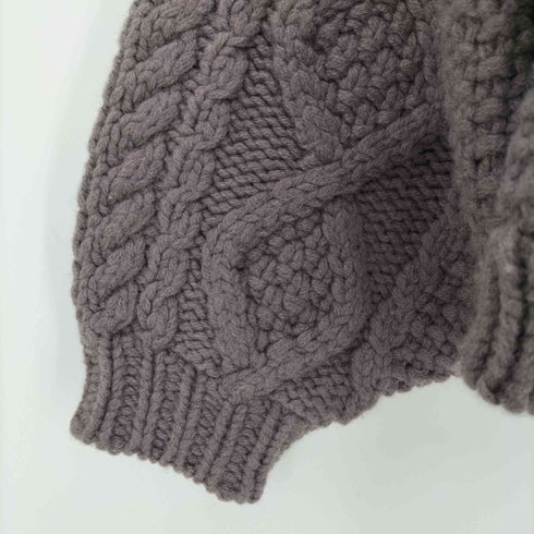 スナイデル snidel 21AW ハンドクラフトケーブルニット レディース ONE SIZE