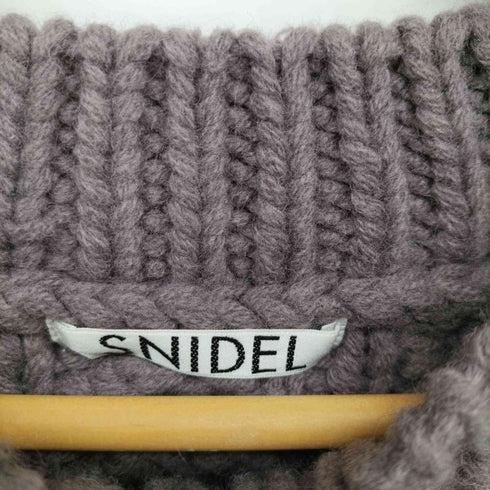スナイデル snidel 21AW ハンドクラフトケーブルニット レディース ONE SIZE