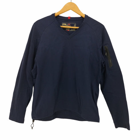 アールエルエックスラルフローレン RLX RALPH LAUREN 止水ジップ Vネック プルオーバー メンズ X