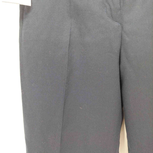 ザシークレットクローゼット THE SECRETCLOSET センタープレス サイドジップ テーパード クロップド スラックス パンツ レディース JPN:1