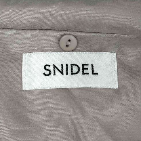 スナイデル snidel 21AW キュプラレディモッズコート アウター 中綿 ミドル丈 ウエストリボン レディース ONE SIZE