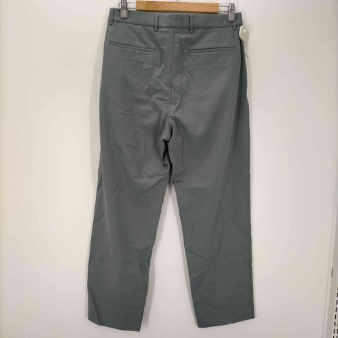 ユナイテッドアローズ UNITED ARROWS T/Rギャバワイドテーパードパンツ ジップフライ タック レディース JPN:M