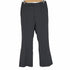 イエナ IENA 21AW T/W フレアスリムパンツ チェック ウール 38 グレー 濃紺 ダークネイビー レディース JPN:38