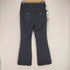 イエナ IENA 21AW T/W フレアスリムパンツ チェック ウール 38 グレー 濃紺 ダークネイビー レディース JPN:38