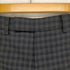 イエナ IENA 21AW T/W フレアスリムパンツ チェック ウール 38 グレー 濃紺 ダークネイビー レディース JPN:38
