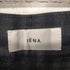 イエナ IENA 21AW T/W フレアスリムパンツ チェック ウール 38 グレー 濃紺 ダークネイビー レディース JPN:38
