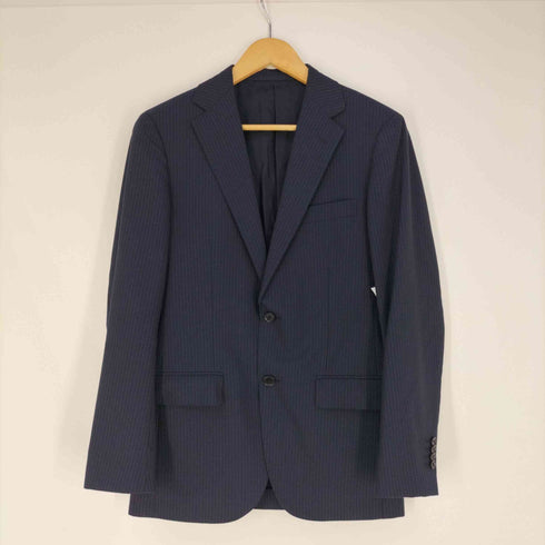ユナイテッドアローズ UNITED ARROWS ストライプ 2Bテーラードジャケット テーパードスラックス セットアップ メンズ 44