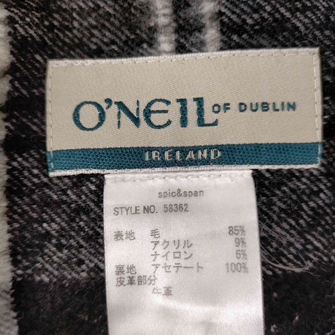 オニールオブダブリン ONEIL OF DUBLIN ラップスカート チェック ウール ロング ミモレ丈 レディース JPN:40